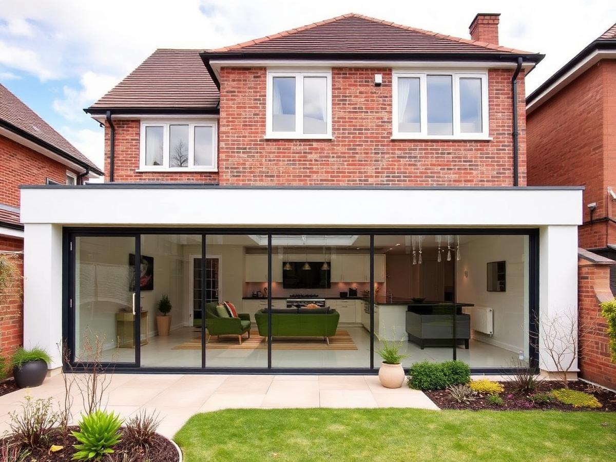 Illustrative image of building work on a domestic property